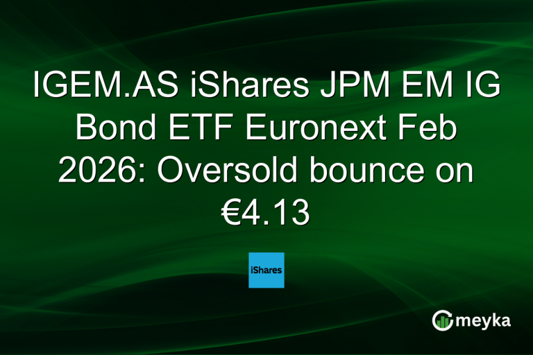 IGEM.AS iShares JPM EM IG Bond ETF Euronext Feb 2026: Oversold bounce on €4.13