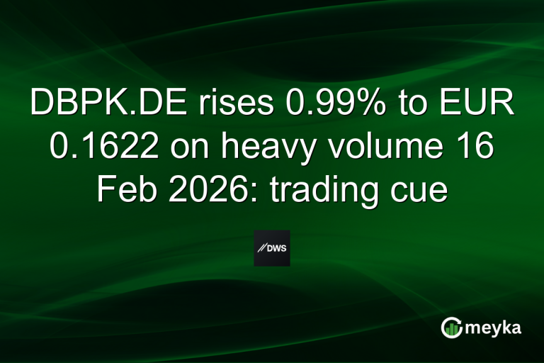 DBPK.DE rises 0.99% to EUR 0.1622 on heavy volume 16 Feb 2026: trading cue