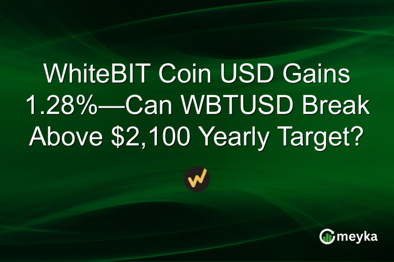 WhiteBIT Coin USD Gains 1.28%—Can WBTUSD Break Above $2,100 Yearly Target?