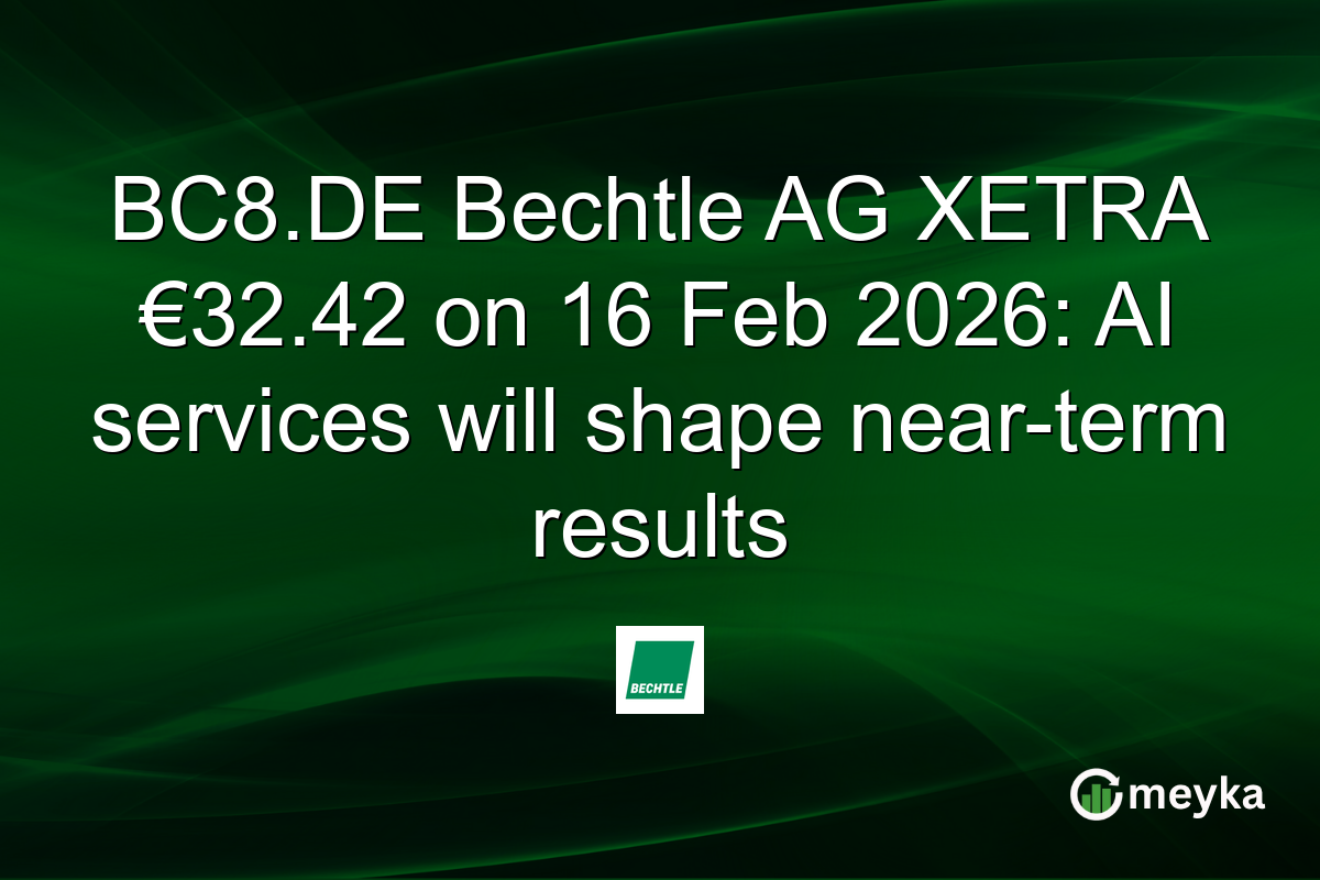 BC8.DE Bechtle AG XETRA €32.42 on 16 Feb 2026: AI services will shape near-term results