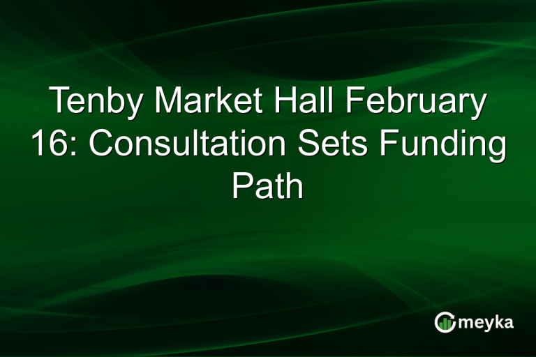 Tenby Market Hall February 16: Consultation Sets Funding Path