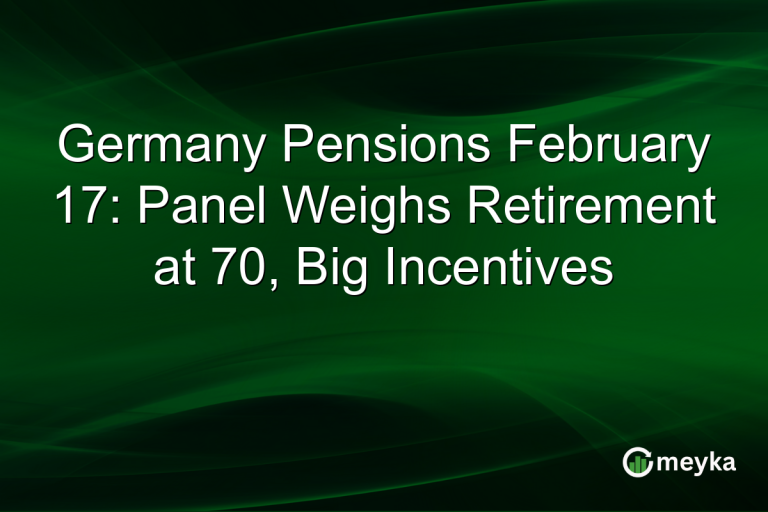 Germany Pensions February 17: Panel Weighs Retirement at 70, Big Incentives