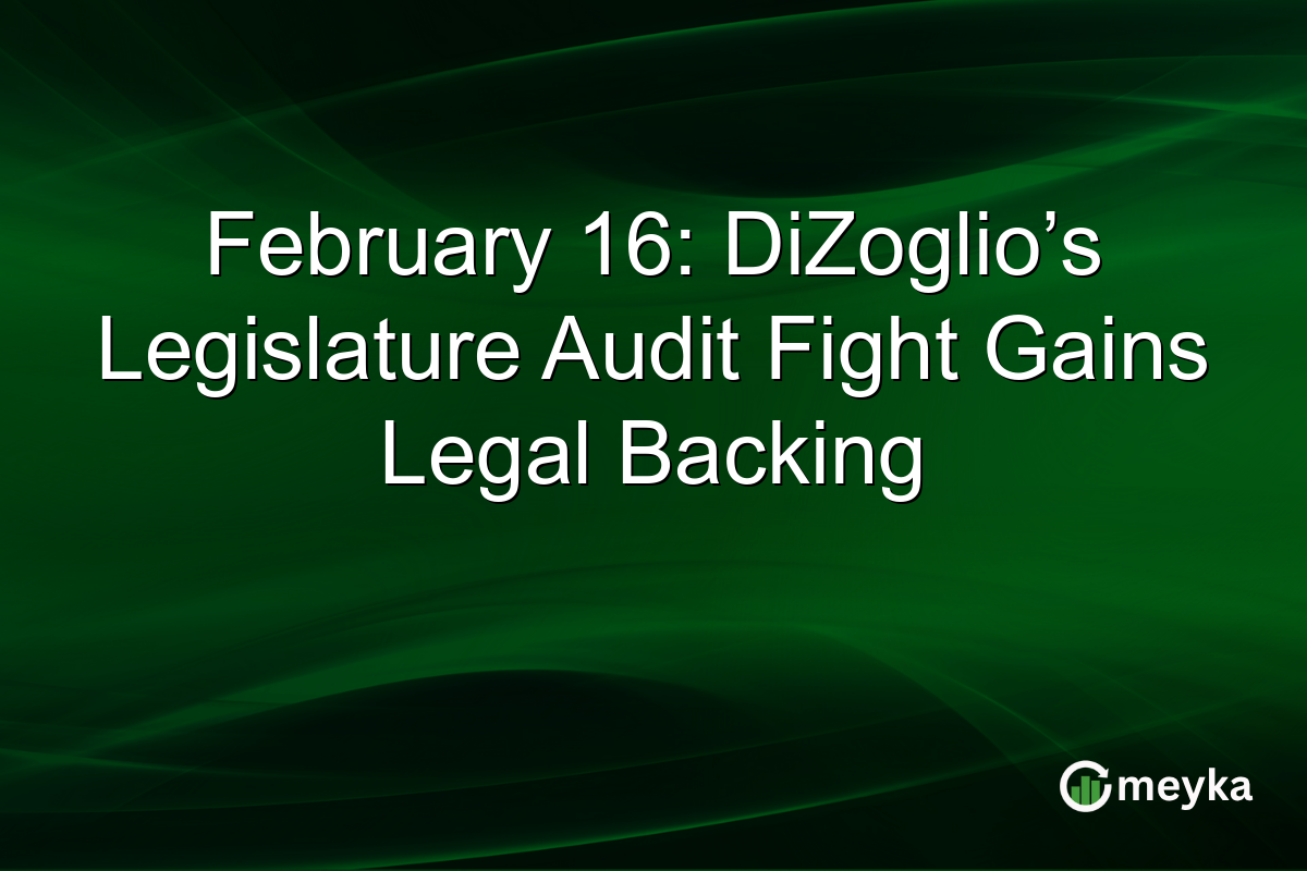 February 16: DiZoglio’s Legislature Audit Fight Gains Legal Backing