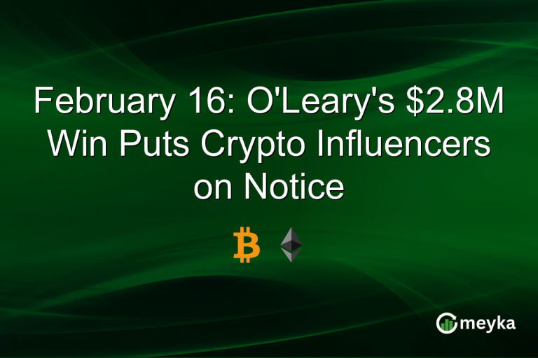 February 16: O'Leary's $2.8M Win Puts Crypto Influencers on Notice