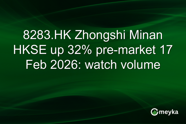 8283.HK Zhongshi Minan HKSE up 32% pre-market 17 Feb 2026: watch volume
