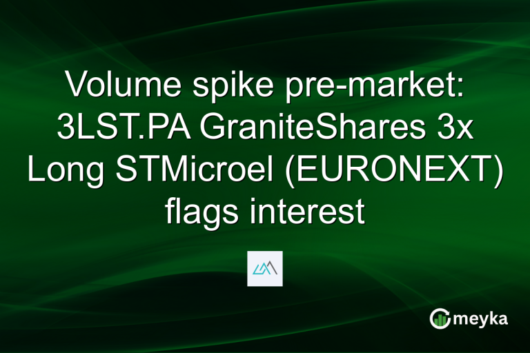 Volume spike pre-market: 3LST.PA GraniteShares 3x Long STMicroel (EURONEXT) flags interest