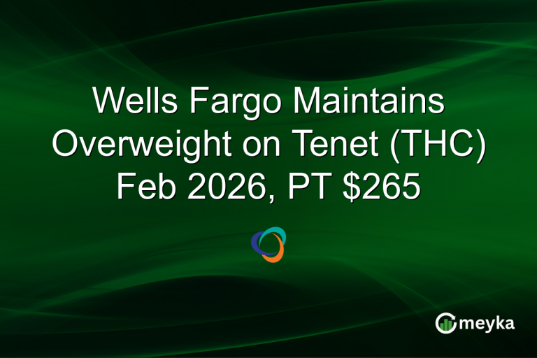 Wells Fargo Maintains Overweight on Tenet (THC) Feb 2026, PT $265