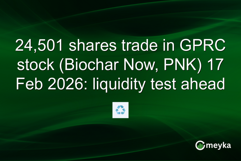 24,501 shares trade in GPRC stock (Biochar Now, PNK) 17 Feb 2026: liquidity test ahead