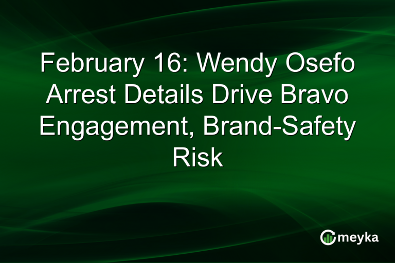 February 16: Wendy Osefo Arrest Details Drive Bravo Engagement, Brand-Safety Risk