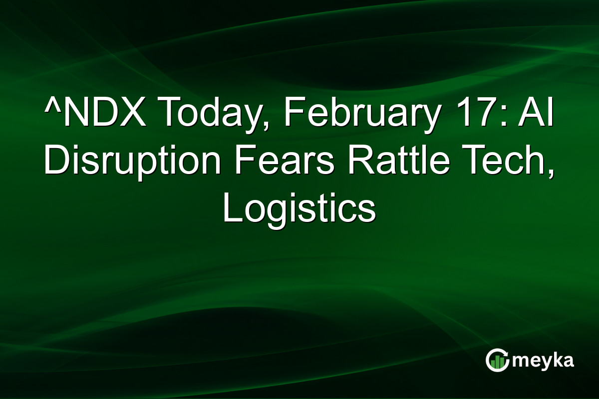 ^NDX Today, February 17: AI Disruption Fears Rattle Tech, Logistics