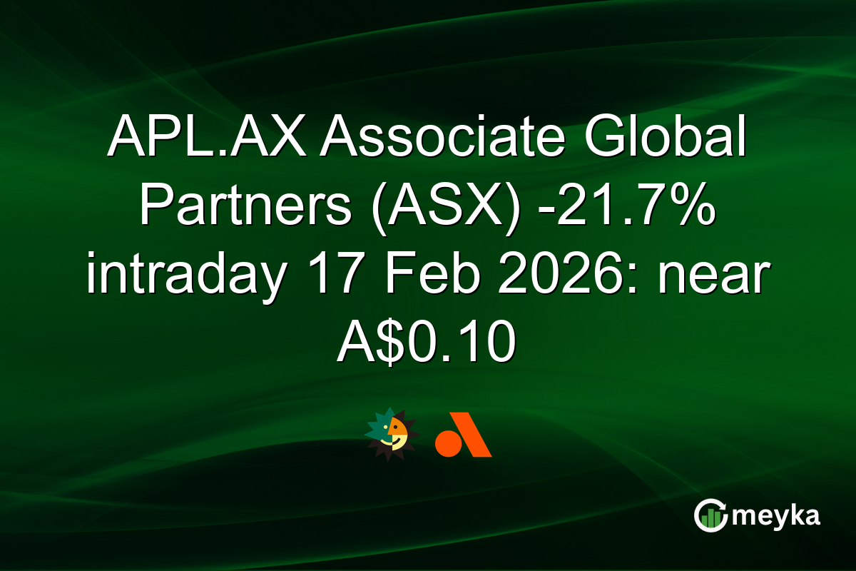 APL.AX Associate Global Partners (ASX) -21.7% intraday 17 Feb 2026: near A$0.10