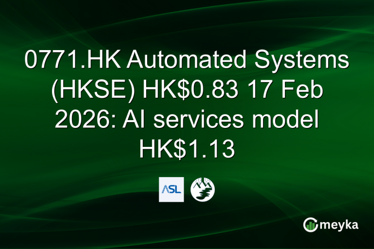 0771.HK Automated Systems (HKSE) HK$0.83 17 Feb 2026: AI services model HK$1.13