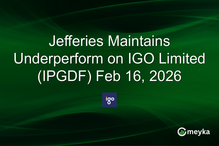 Jefferies Maintains Underperform on IGO Limited (IPGDF) Feb 16, 2026