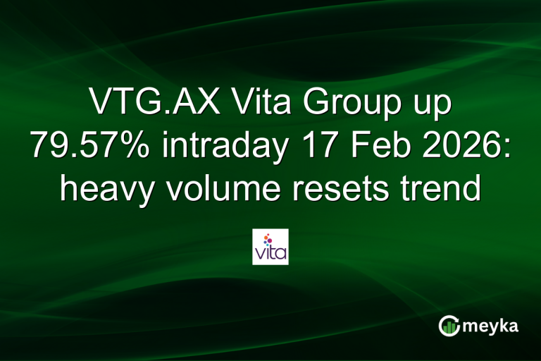 VTG.AX Vita Group up 79.57% intraday 17 Feb 2026: heavy volume resets trend
