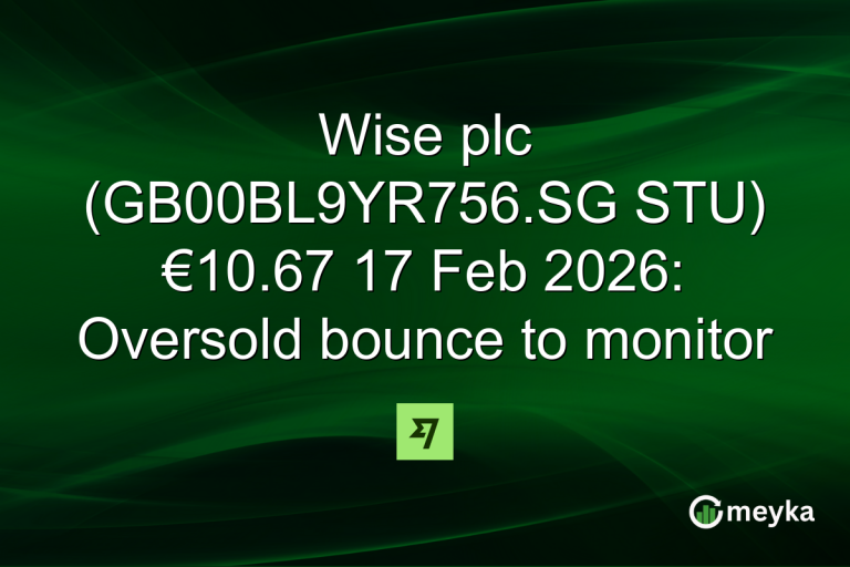 Wise plc (GB00BL9YR756.SG STU) €10.67 17 Feb 2026: Oversold bounce to monitor