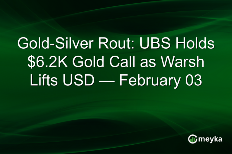 Gold-Silver Rout: UBS Holds $6.2K Gold Call as Warsh Lifts USD — February 03