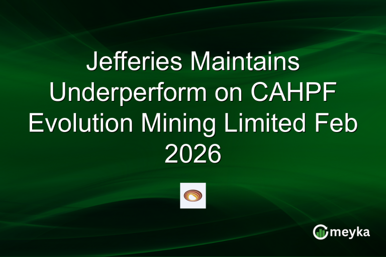 Jefferies Maintains Underperform on CAHPF Evolution Mining Limited Feb 2026