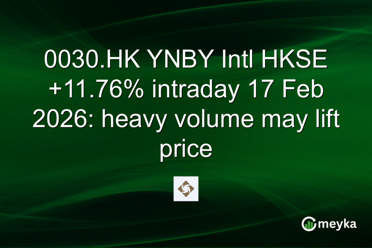0030.HK YNBY Intl HKSE +11.76% intraday 17 Feb 2026: heavy volume may lift price