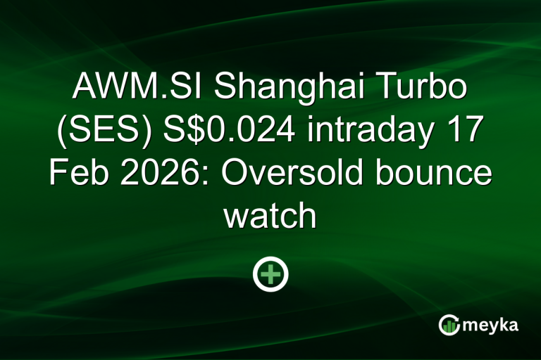 AWM.SI Shanghai Turbo (SES) S$0.024 intraday 17 Feb 2026: Oversold bounce watch