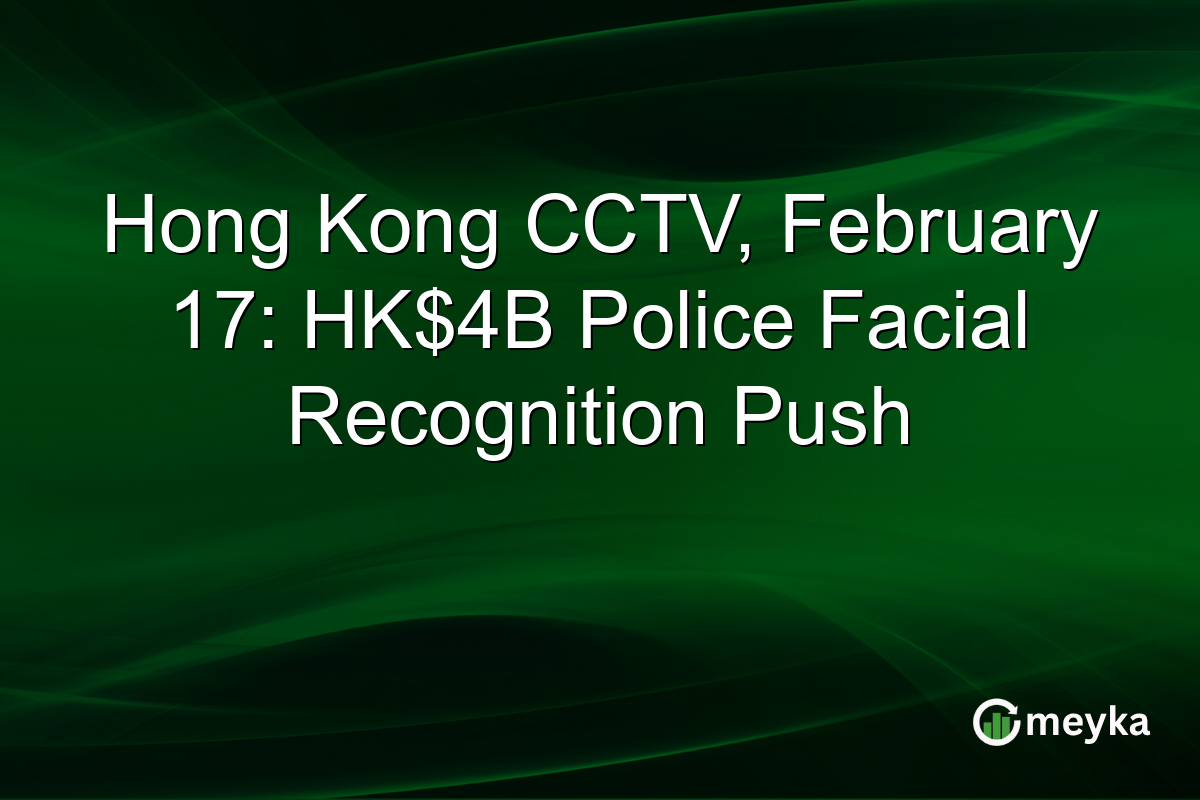 Hong Kong CCTV, February 17: HK$4B Police Facial Recognition Push