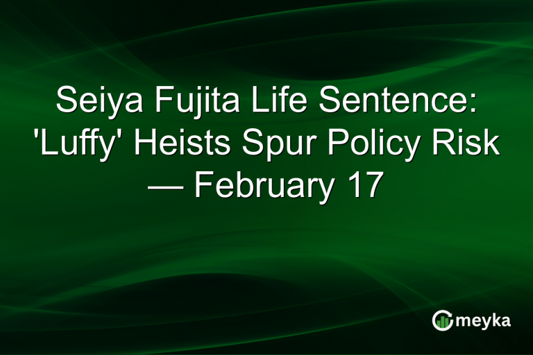 Seiya Fujita Life Sentence: 'Luffy' Heists Spur Policy Risk — February 17