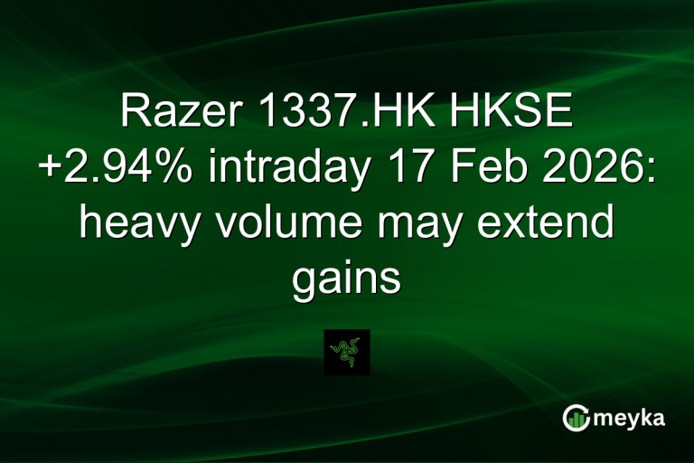 Razer 1337.HK HKSE +2.94% intraday 17 Feb 2026: heavy volume may extend gains