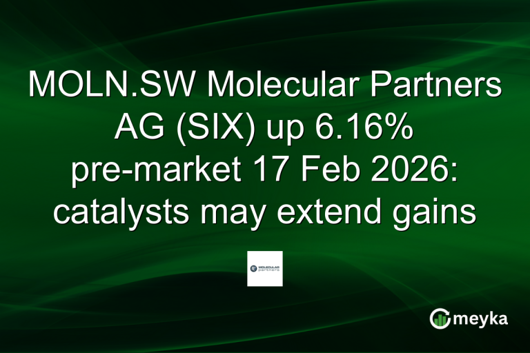 MOLN.SW Molecular Partners AG (SIX) up 6.16% pre-market 17 Feb 2026: catalysts may extend gains