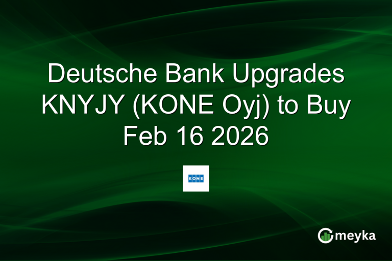Deutsche Bank Upgrades KNYJY (KONE Oyj) to Buy Feb 16 2026