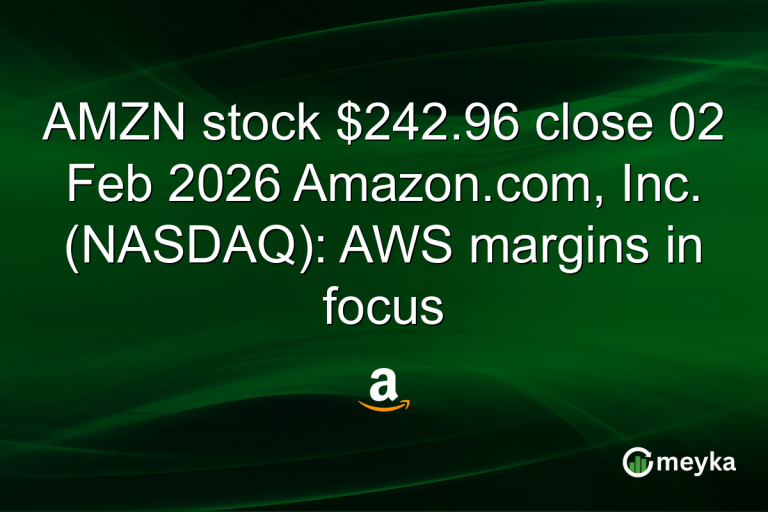 AMZN stock $242.96 close 02 Feb 2026 Amazon.com, Inc. (NASDAQ): AWS margins in focus