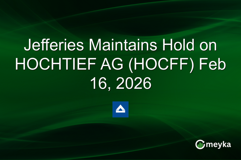 Jefferies Maintains Hold on HOCHTIEF AG (HOCFF) Feb 16, 2026