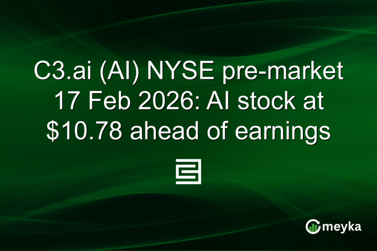 C3.ai (AI) NYSE pre-market 17 Feb 2026: AI stock at $10.78 ahead of earnings