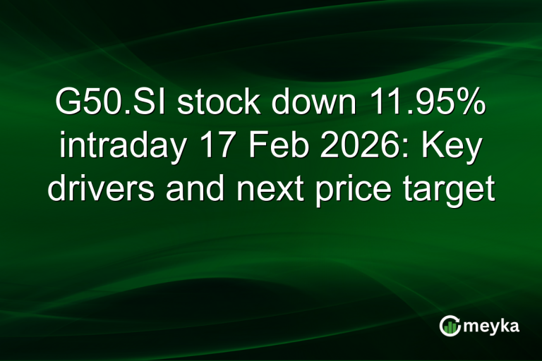 G50.SI stock down 11.95% intraday 17 Feb 2026: Key drivers and next price target