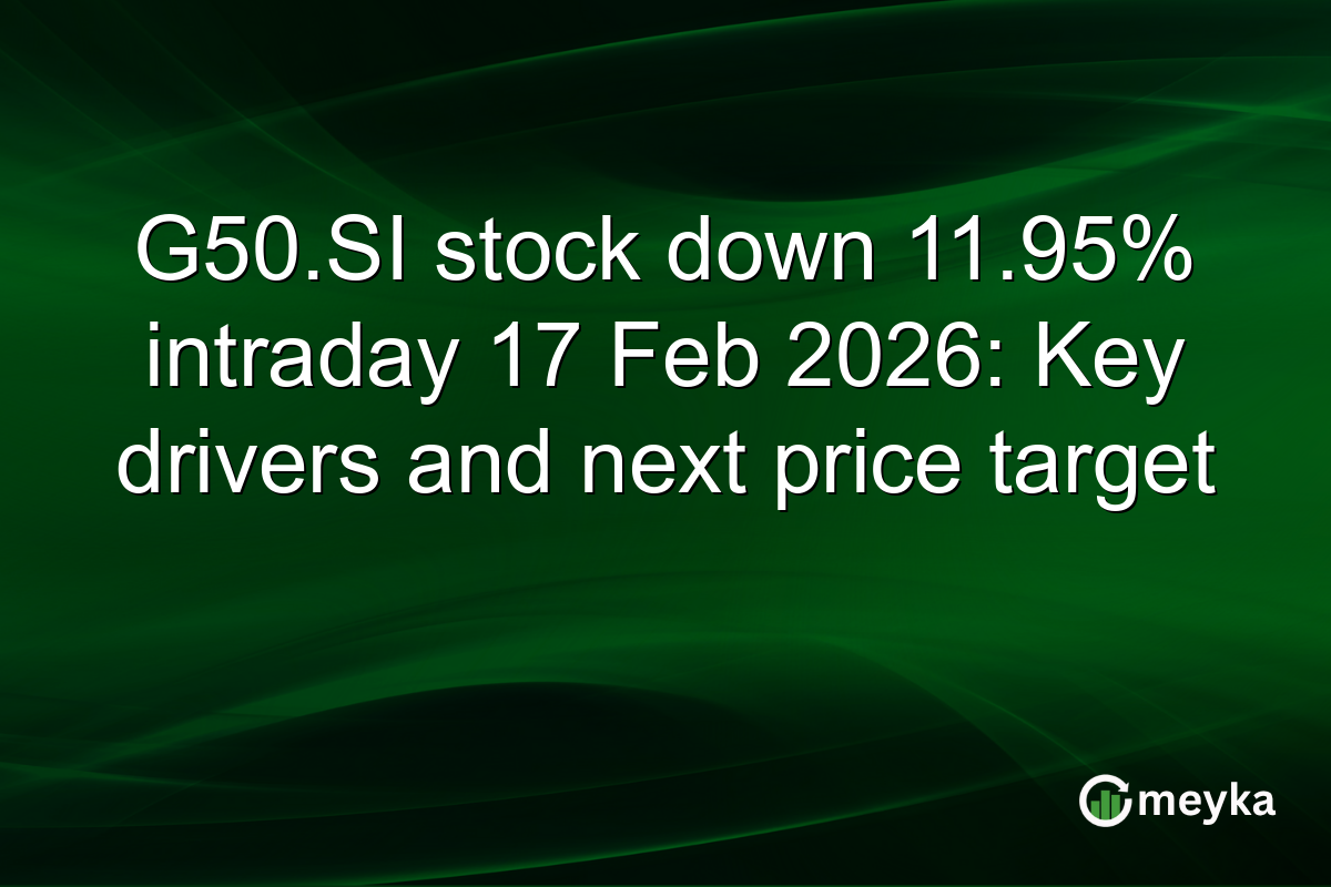 G50.SI stock down 11.95% intraday 17 Feb 2026: Key drivers and next price target