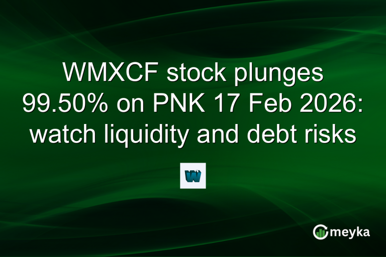 WMXCF stock plunges 99.50% on PNK 17 Feb 2026: watch liquidity and debt risks