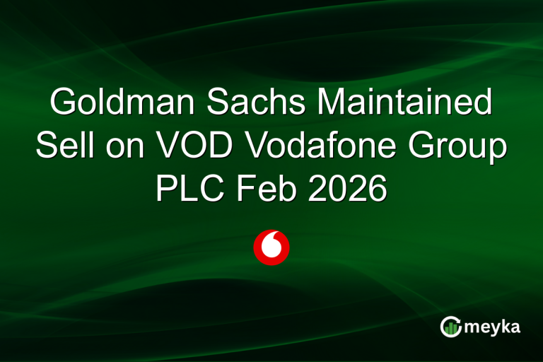 Goldman Sachs Maintained Sell on VOD Vodafone Group PLC Feb 2026