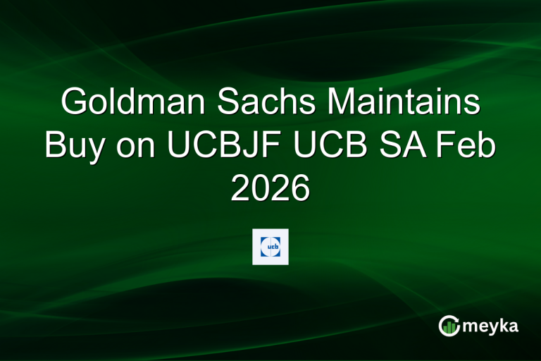 Goldman Sachs Maintains Buy on UCBJF UCB SA Feb 2026