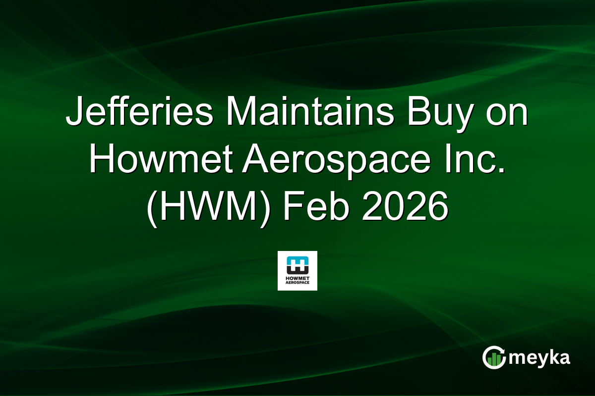 Jefferies Maintains Buy on Howmet Aerospace Inc. (HWM) Feb 2026