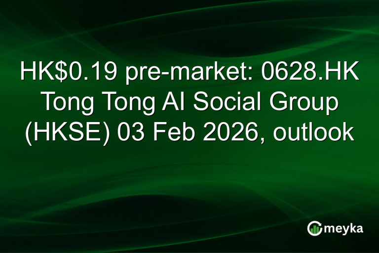 HK$0.19 pre-market: 0628.HK Tong Tong AI Social Group (HKSE) 03 Feb 2026, outlook