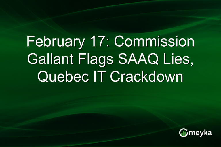 February 17: Commission Gallant Flags SAAQ Lies, Quebec IT Crackdown