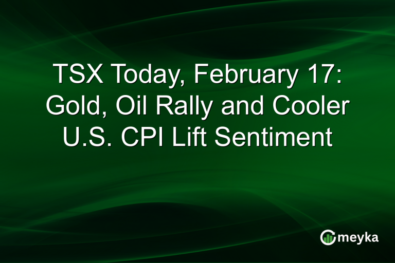 TSX Today, February 17: Gold, Oil Rally and Cooler U.S. CPI Lift Sentiment
