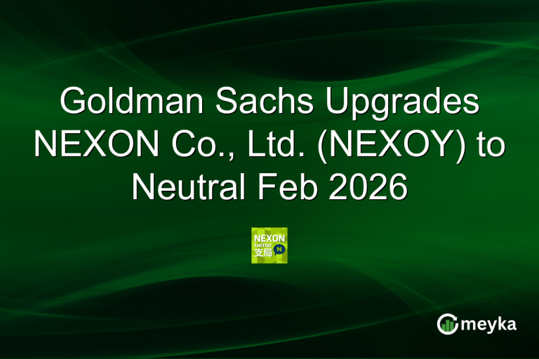 Goldman Sachs Upgrades NEXON Co., Ltd. (NEXOY) to Neutral Feb 2026