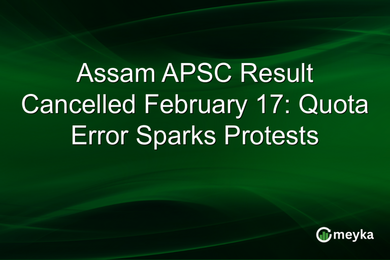 Assam APSC Result Cancelled February 17: Quota Error Sparks Protests