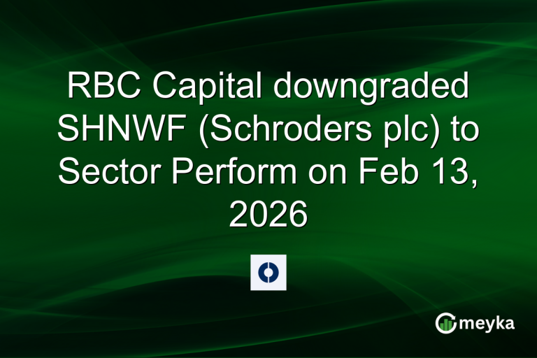RBC Capital downgraded SHNWF (Schroders plc) to Sector Perform on Feb 13, 2026