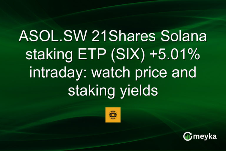 ASOL.SW 21Shares Solana staking ETP (SIX) +5.01% intraday: watch price and staking yields