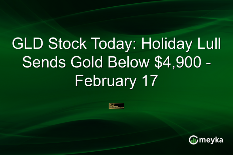 GLD Stock Today: Holiday Lull Sends Gold Below $4,900 - February 17