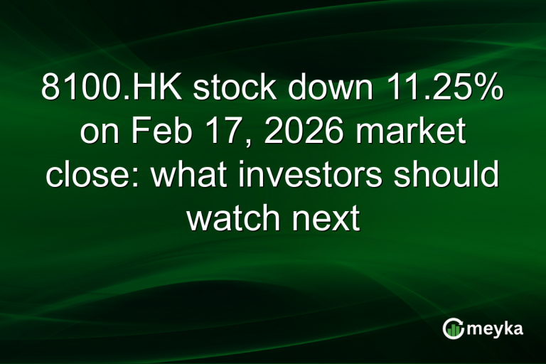 8100.HK stock down 11.25% on Feb 17, 2026 market close: what investors should watch next