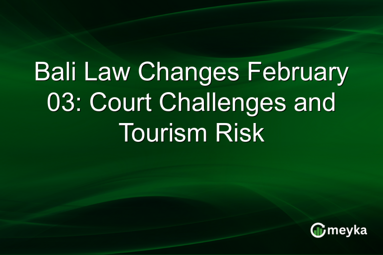 Bali Law Changes February 03: Court Challenges and Tourism Risk