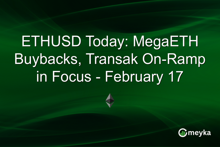 ETHUSD Today: MegaETH Buybacks, Transak On-Ramp in Focus - February 17