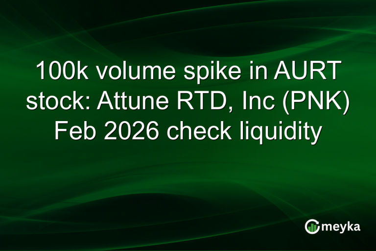 100k volume spike in AURT stock: Attune RTD, Inc (PNK) Feb 2026 check liquidity