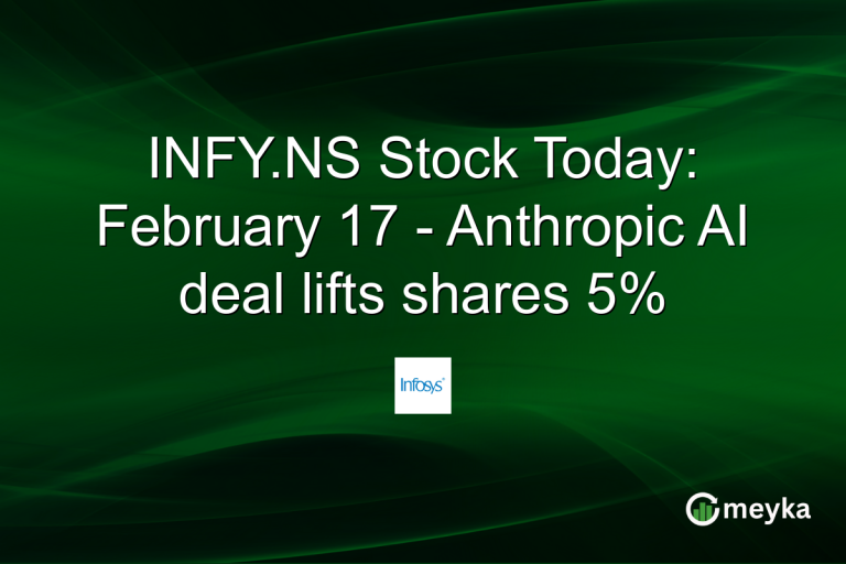 INFY.NS Stock Today: February 17 - Anthropic AI deal lifts shares 5%